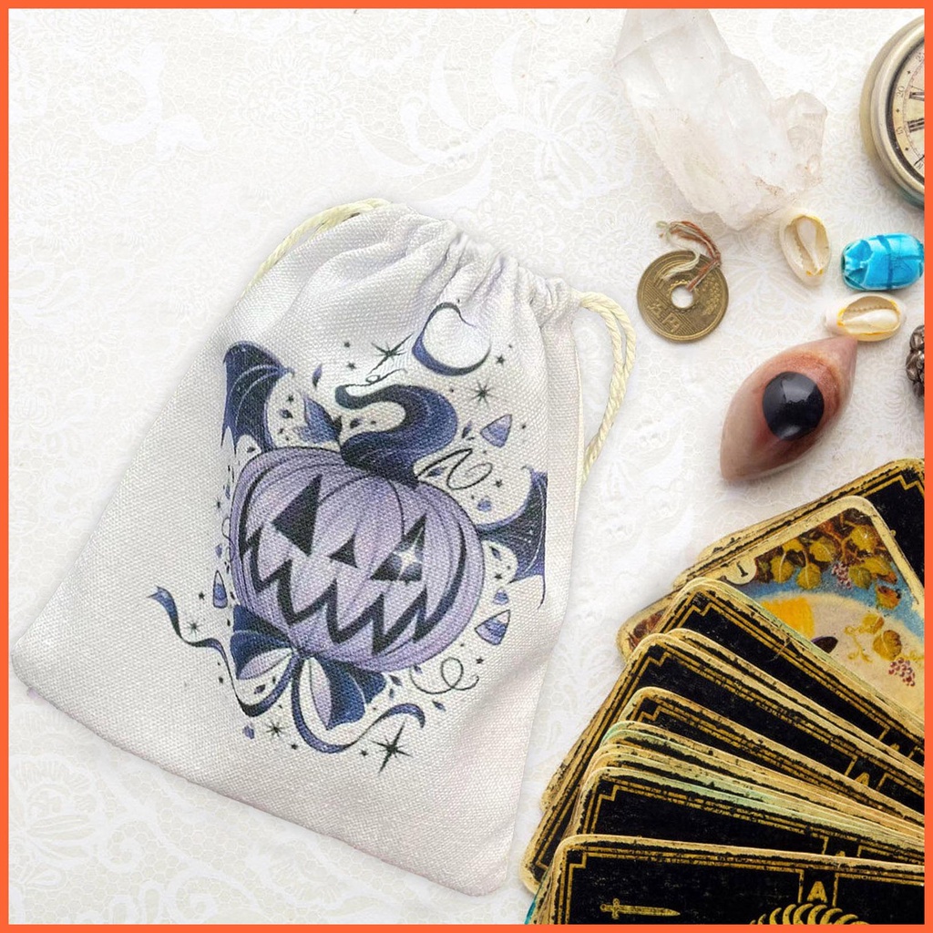 Túi Đựng Thẻ Bài Tarot / Trang Sức Hình Bí Ngô Độc Đáo Trang Trí Tiệc Cưới