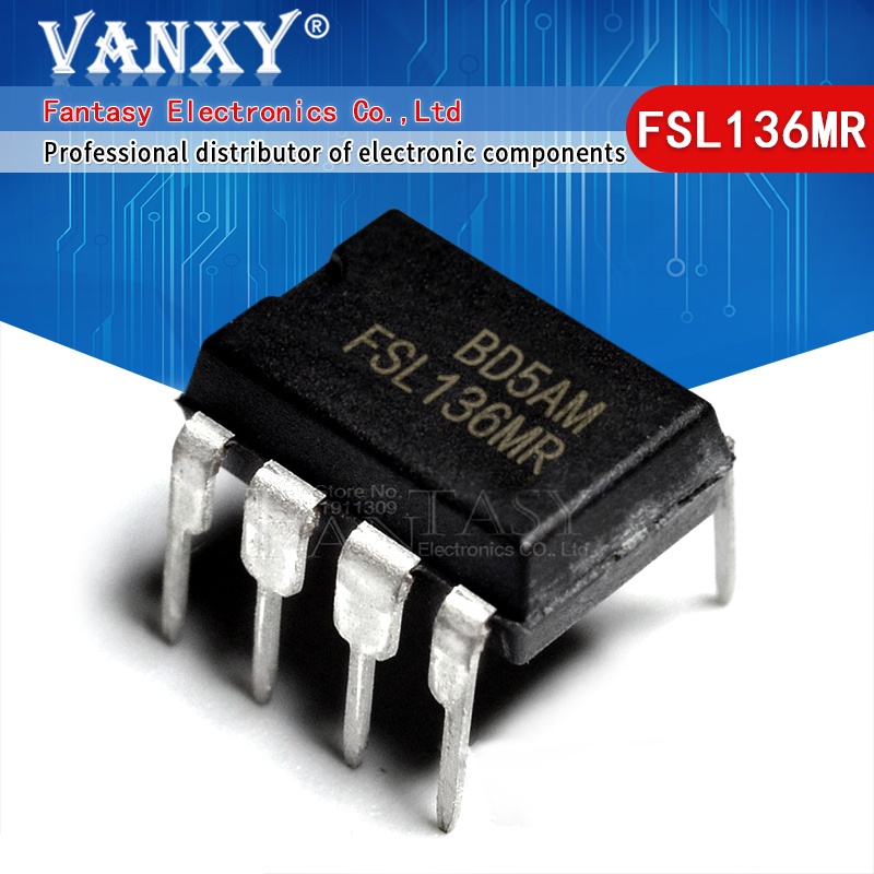 Bộ 5 Linh Kiện Điện Tử FSL136MR DIP-8 FSL136 DIP8 FSL136M DIP FSL106HR FSL106MR FSL106 FSL206MR FSL206 FSL206HR FSL117MR FSL117 Fsl17h Fsl17h Mới