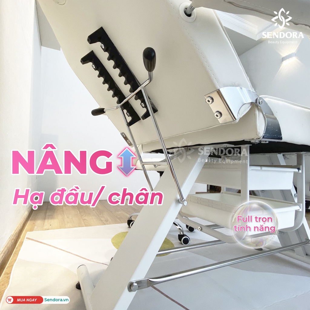 Giường tiểu phẫu, ghế tiêm Filler, phun xăm NHẬP KHẨU HMBB-8200