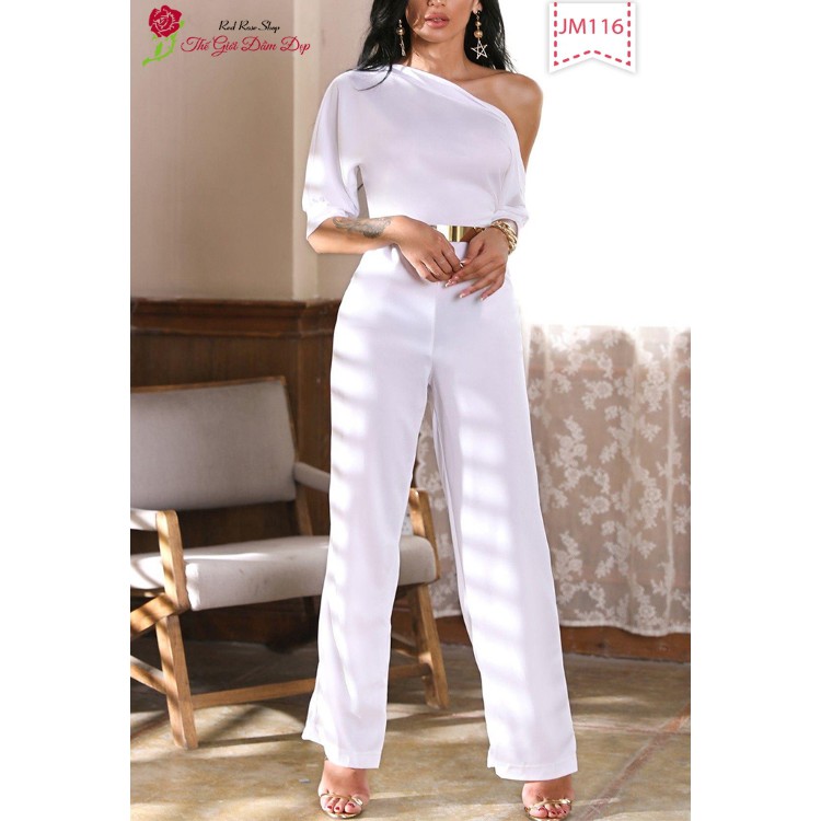 JUMSUIT LỆCH VAI CAO CẤP JM116
