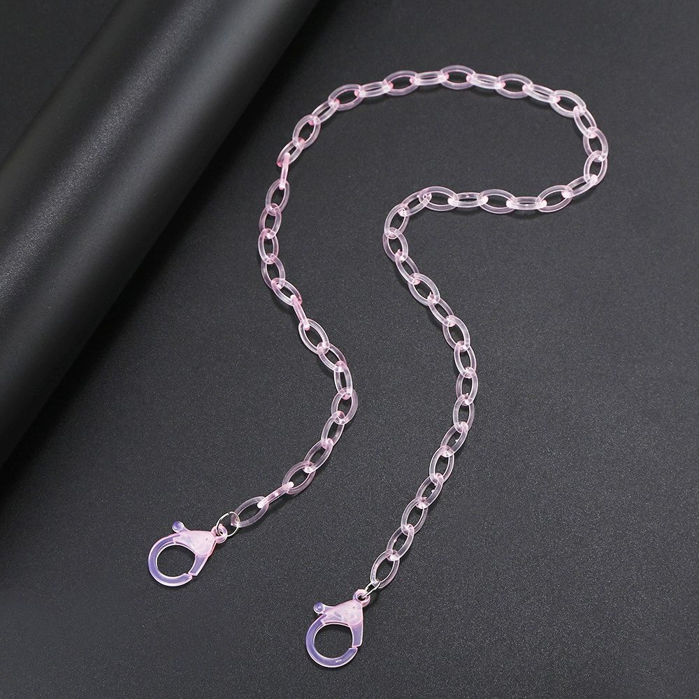 Dây đeo mắt kính bằng acrylic trong suốt màu kẹo