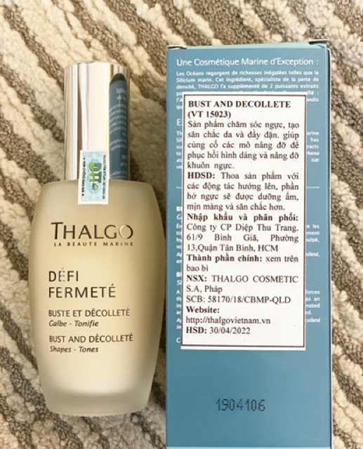 Kem Dưỡng Săn Chắc Ngực Thalgo Bust And Decollete( VT15023)- 50ml- xuất xứ Pháp | BigBuy360 - bigbuy360.vn
