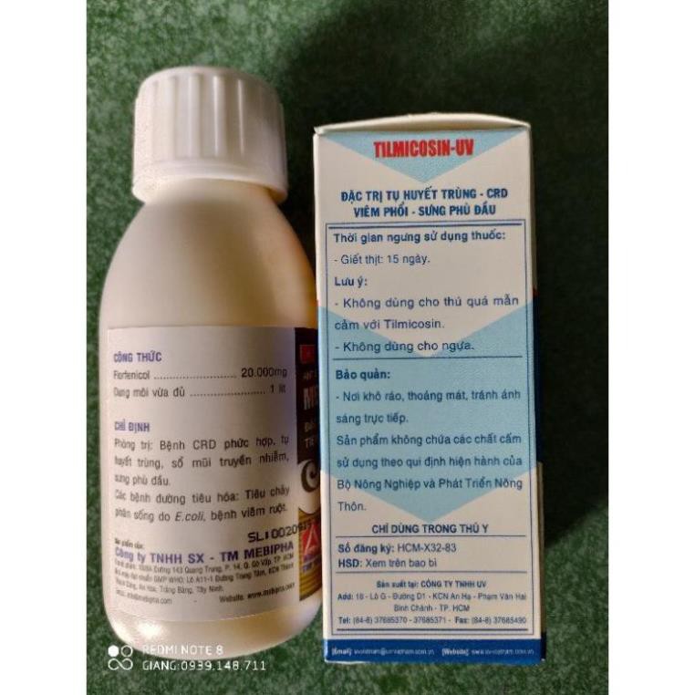 COMBO MEBI FLOR 20 - 100ML VÀ TILMICOSIN UV - 50ML