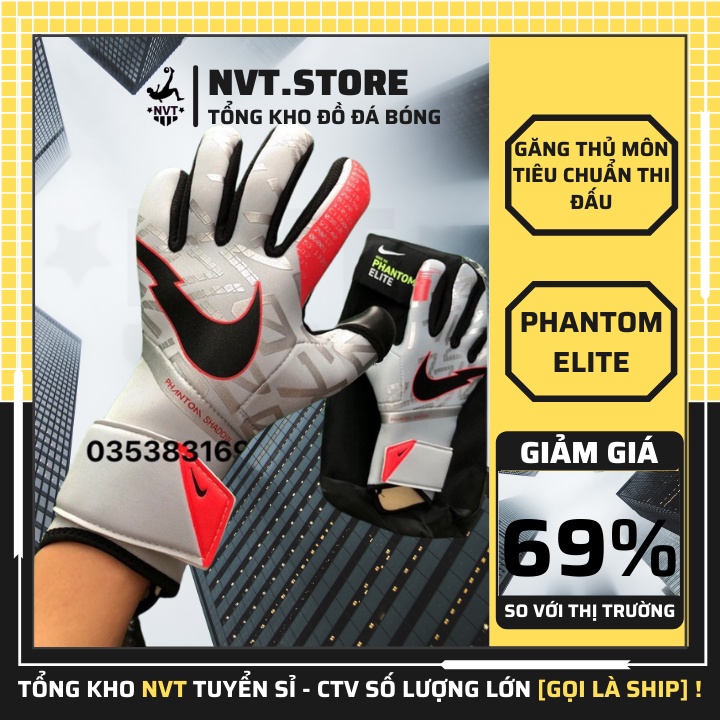 Bao tay thủ môn trẻ em Nike Phantom CHỐNG NƯỚC, găng bắt gôn CAO CẤP, được chọn SIZE và MÀU - NVT.store.vn
