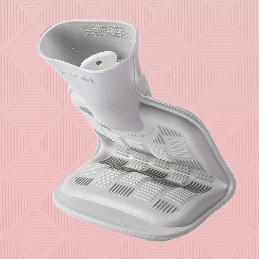 LAY Túi Chườm Nước Nóng 500ml Bằng Cao Su Nhung Có Thể Tái Sử Dụng