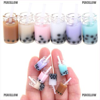Bộ 3 Ly Trà Sữa Mini Tỉ Lệ 1: 12 Trang Trí Nhà Búp Bê