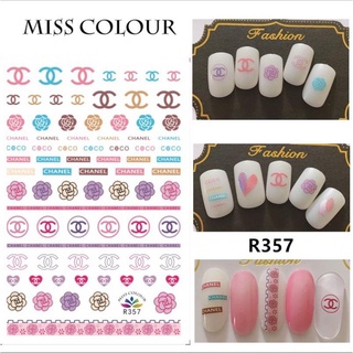 Sticker nail thương hiệu trang trí móng