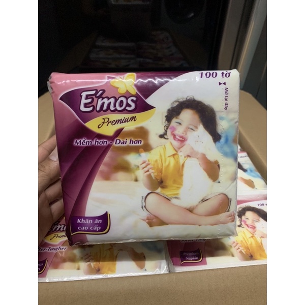 COMBO 30 GÓI KHĂN ĂN CAO CẤP EMOS - MỀM MỊN VÀ DAI