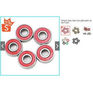 Vòng bi (bạc đạn) cho giầy patin và ván trượt