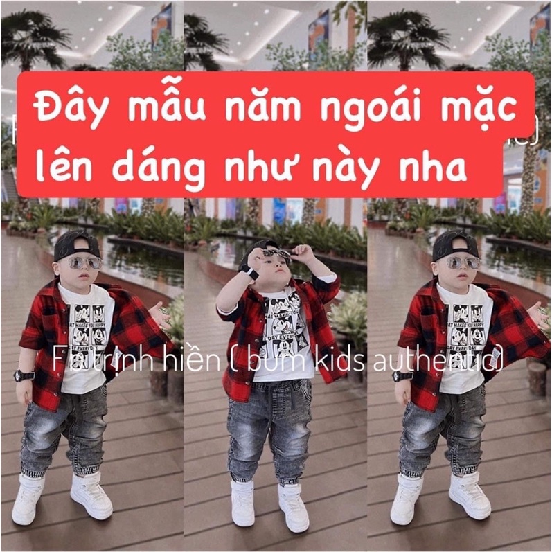 Quần jogger chuẩn auth cho bé