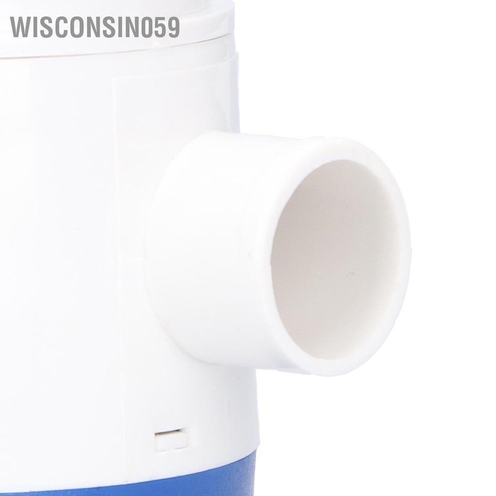 [Hàng Sẵn] Máy bơm chìm Bilge Điện nước tự động Phụ kiện ABS cho Hệ thống thoát【Wisconsin059】