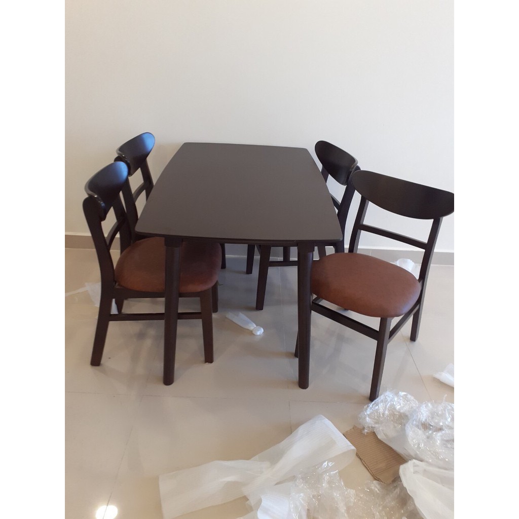 [FREE SHIP NT HCM] - Bộ bàn ghế ăn Mango 4 ghế | BigBuy360 - bigbuy360.vn