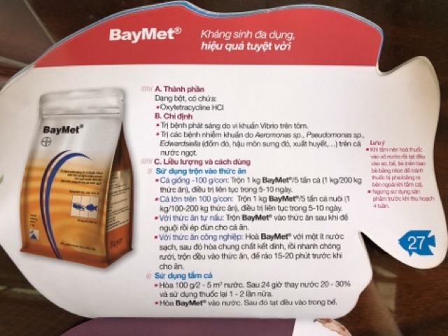 BayMet - gói lẻ 100g - cá cảnh