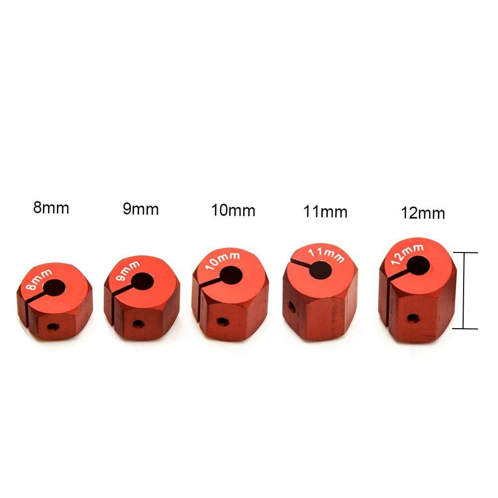 Set 4 Bánh Xe Thay Thế Chuyên Dụng Cho Xe Điều Khiển 1 / 10 RC 8 / 9 / 10 / 11 / 12mm