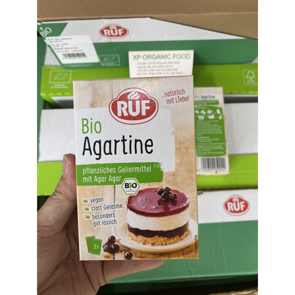 Bột Agar  Hữu Cơ Ruf - Agartine Thuần Chay