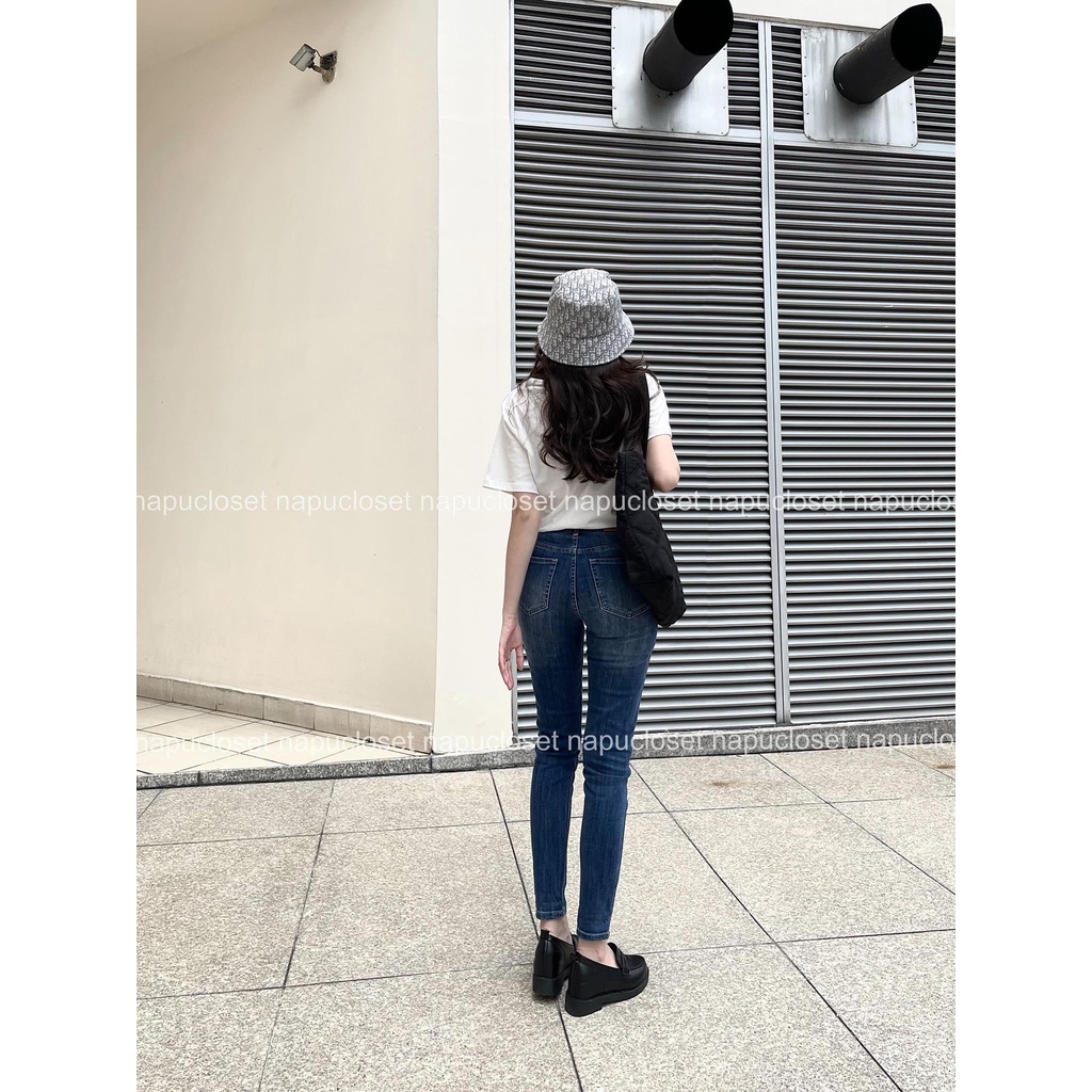 QUẦN JEANS BOYFRIEND DÀI 90CM RÁCH NHẸ CO GIÃN QJ661