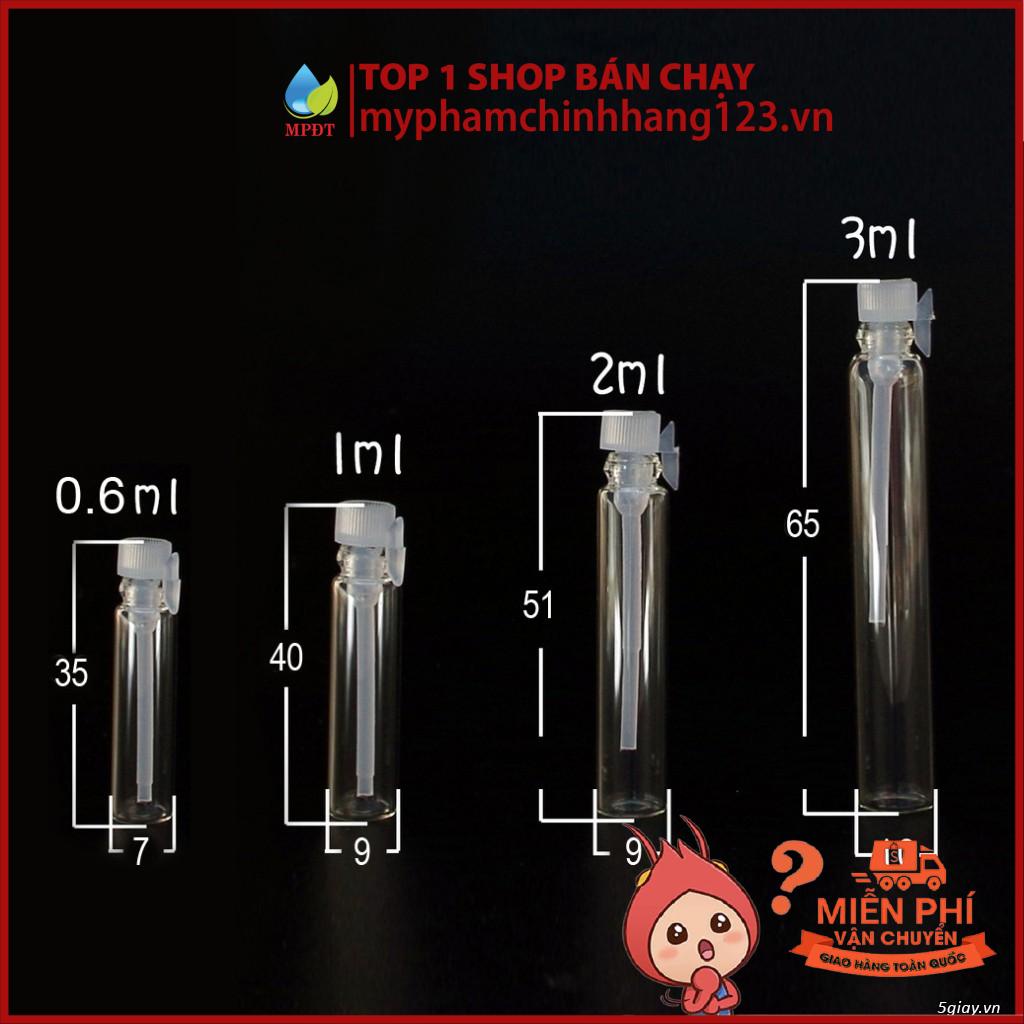 Chai chiết mẫu thử nước hoa vial 1ml,chai chiết nước hoa