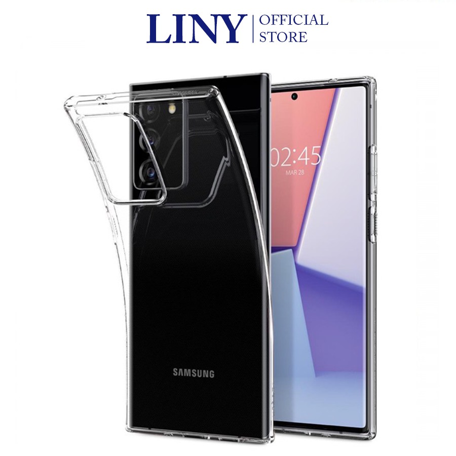 Ốp điện thoại trong suốt Samsung Note 8 Note 9 Note 10 Note 10 Plus Note 20 Note 20 Ultra chống sốc không ố màu