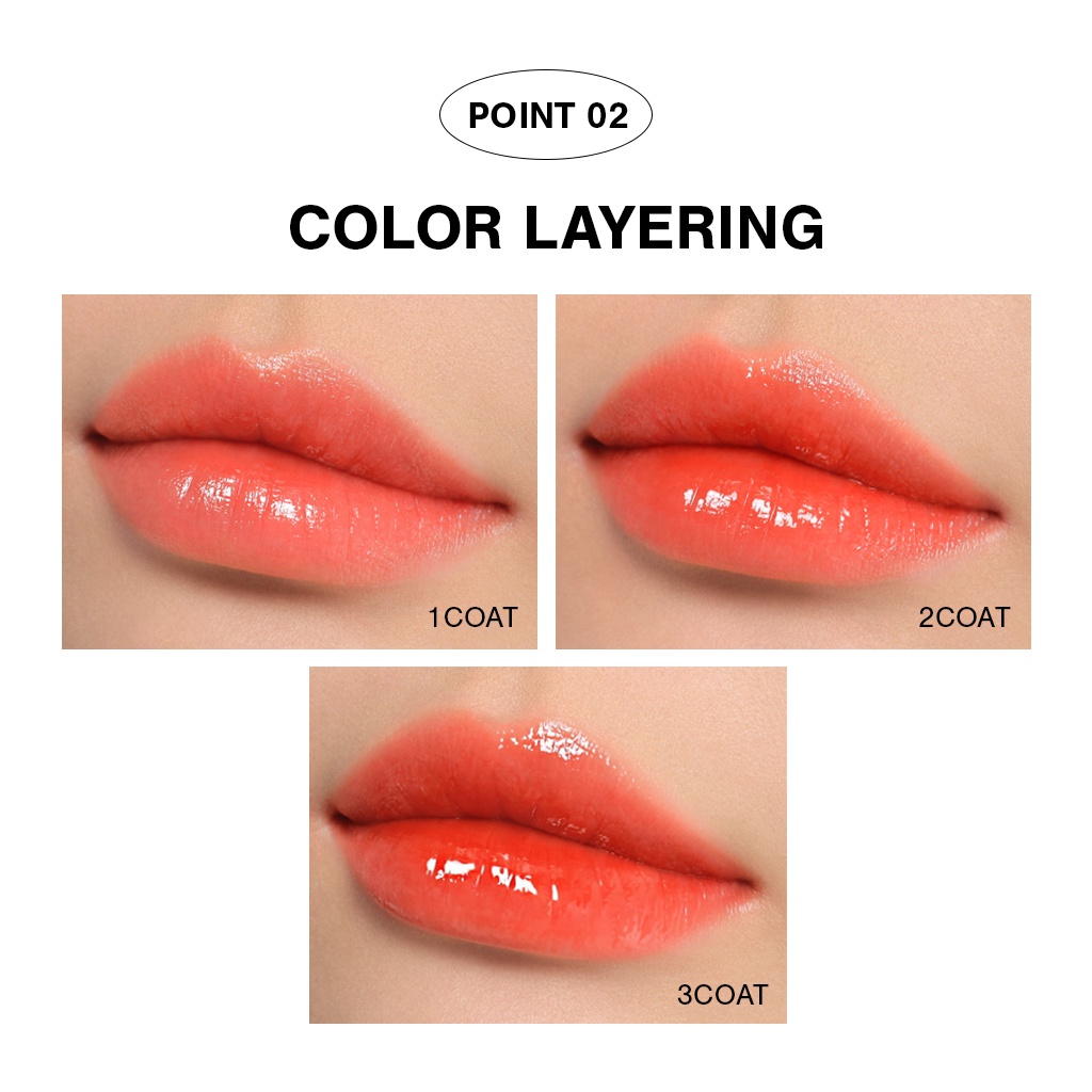 Son kem 3CE sắp lớp siro 3CE Syrup Layering Tint 4.7g | Official Store Lip Make up Cosmetic