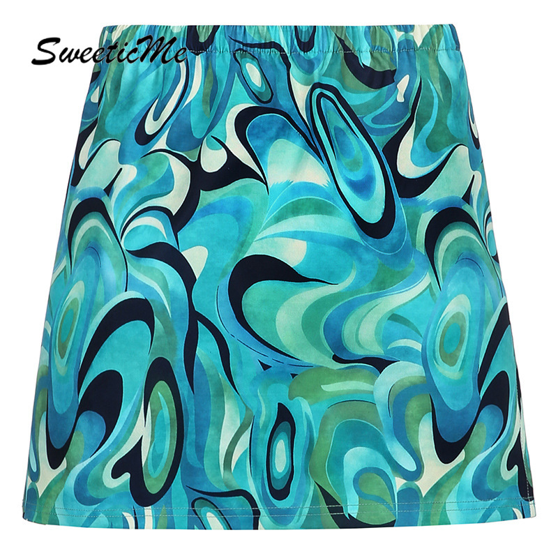 Chân Váy Bút Chì In Họa Tiết Xoắn Ốc Thời Trang 2021 Dành Cho Nữ