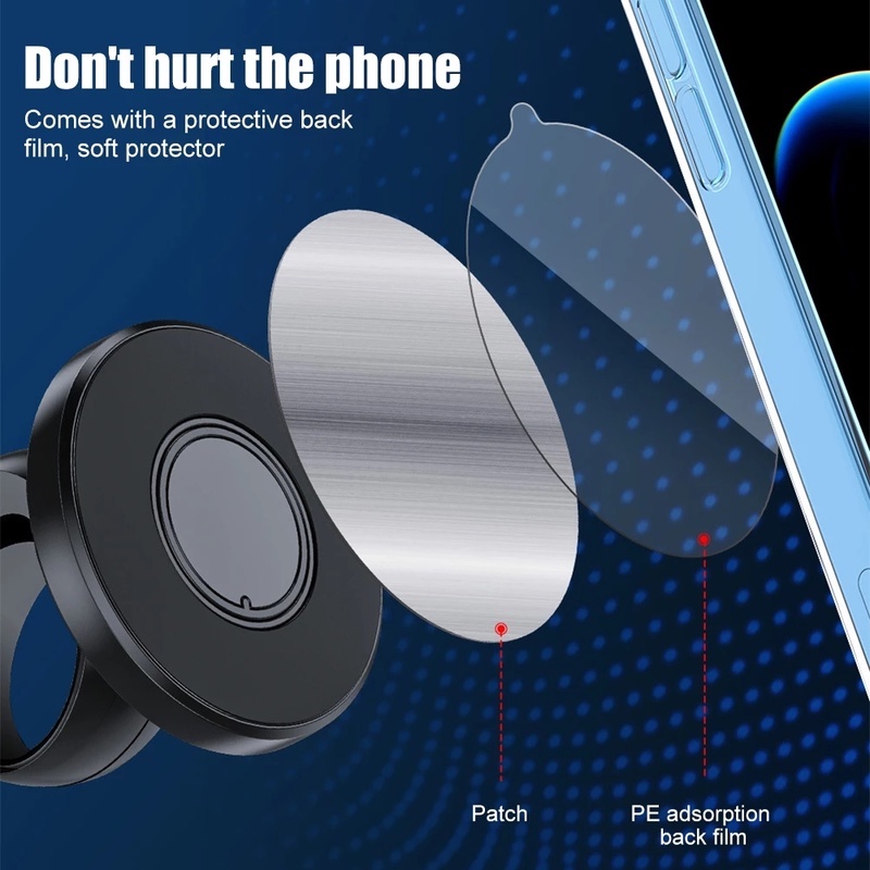 Giá Đỡ ĐiệN ThoạI Xoay 360 Độ GắN Lỗ Thông Gió Xe Ô Tô Cho ĐiệN ThoạI 4-6.7 Inch