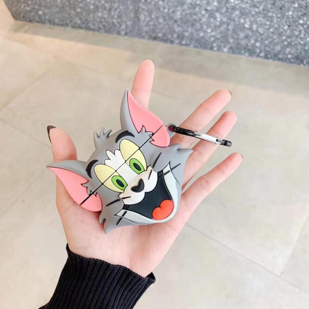 Vỏ Bao Đựng Bảo Vệ Hộp Sạc Tai Nghe, Case Airpods 2/3/1/i7/i9/i12/Pro/TWS - Sillicone Dẽo Hoạt Hình Cute Bestmall