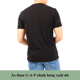 ÁO THUN NAM GAP CỔ TRON - TRẮNG