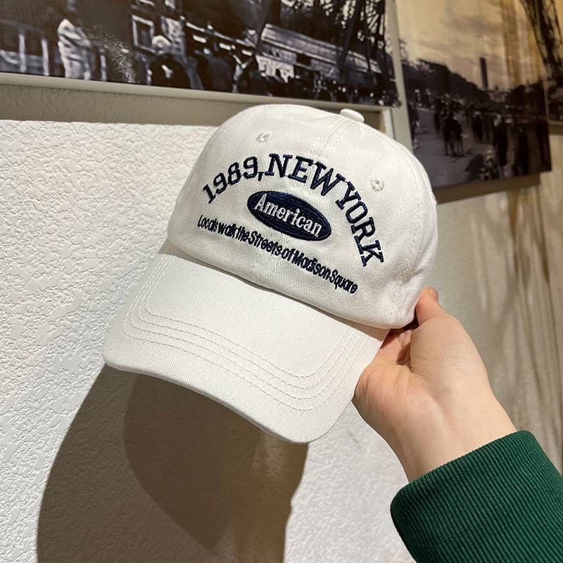 Mũ lưỡi trai thêu chữ 1989 Nón kết nhiều màu phong cách Ulzzang form unisex nam nữ