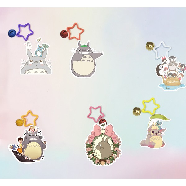 Móc khoá totoro dẹt vòng MKI10 móc khoá cute móc khoá dễ thương