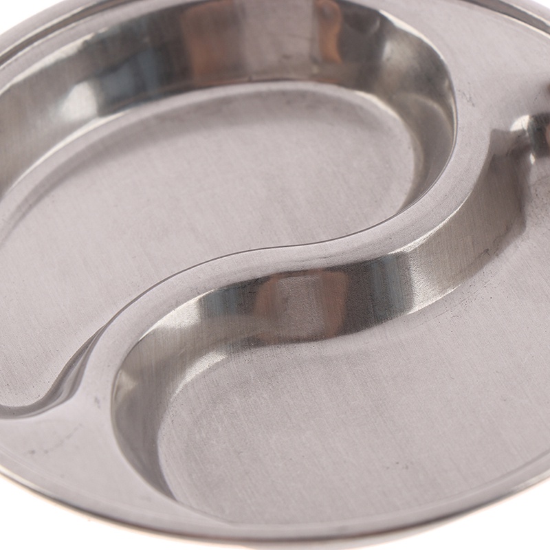 Chén đựng nước chấm 3 ngăn bằng thép không gỉ tiện dụng