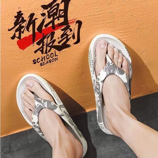 Dép Xỏ Ngón EVA Đế Mềm Chống Mòn Size 36-45 Thời Trang Đi Biển Cho Nam