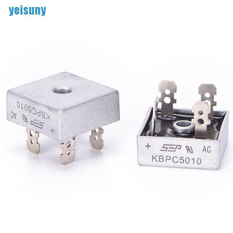 Đi Ốt Chỉnh Lưu Đơn Bằng Kim Loại Yii 50a 1000v Kbpc5010 Lwh | BigBuy360 - bigbuy360.vn