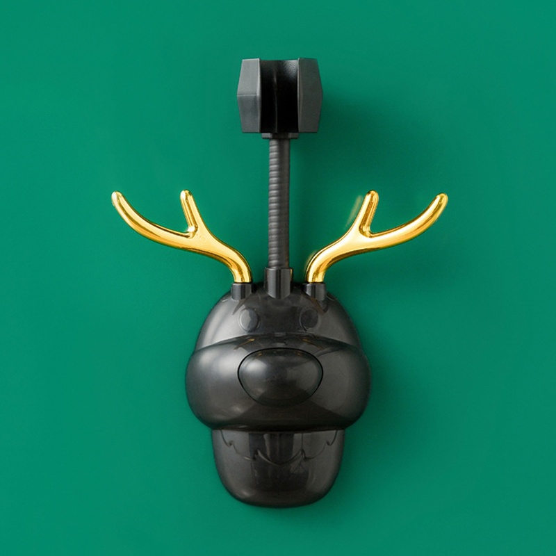 Siêu 360 Độ° Giá Đỡ Đầu Vòi Hoa Sen Tự Dính Kèm 2 Đầu Thay Thế Tiện Dụng