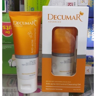 [Nhà Thuốc HCM]- GEL Rửa Mặt Ngừa Mụn DECUMAR – 50G