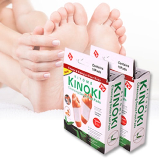 [Bạn mới nhập COSHBM -50% đơn 0Đ] 10 Miếng Dán Chân Thải Độc Nhật Bản Kinoki Detox Foot Patch