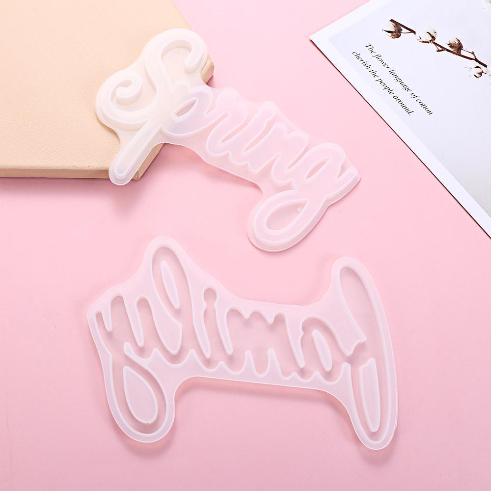 Khuôn Nhựa Làm Đồ Thủ Công Hình Chữ Cái