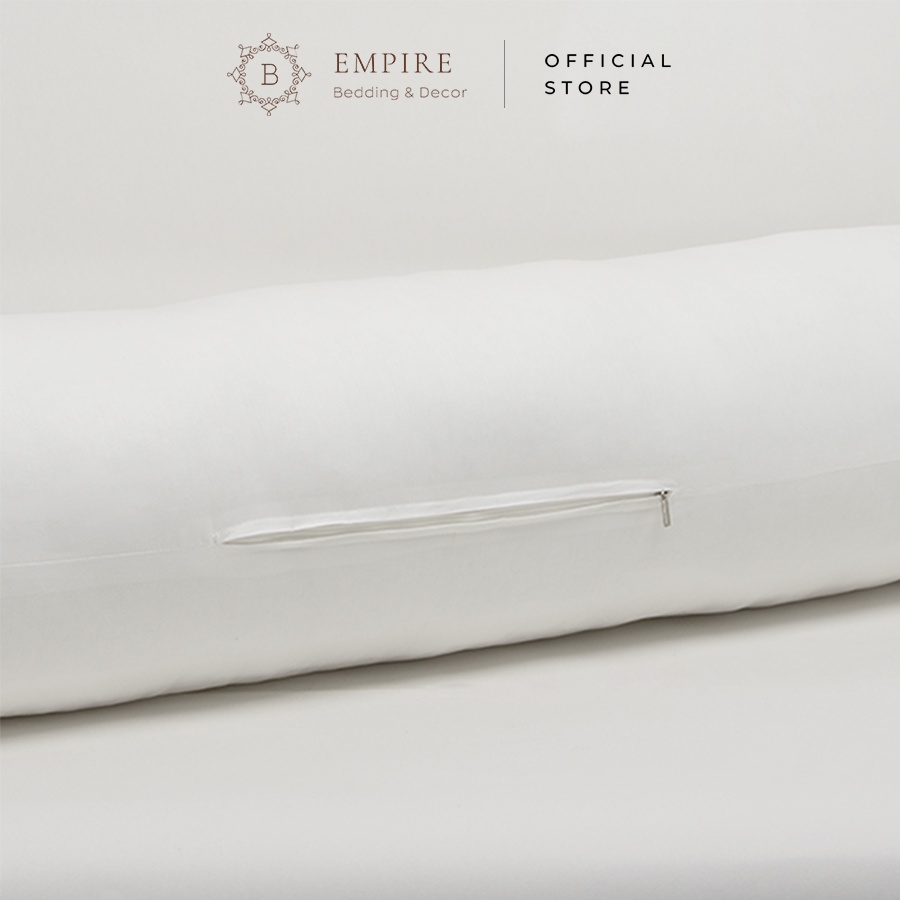 Ruột gối ôm gòn EMPIRE gòn lông vũ cao cấp chất vải cotton mát  ruột gối ôm gòn mịn 35x100 - Bình Châu Bedding & Decor