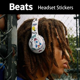 Miếng Dán Bảo Vệ Tai Nghe Beats Studio Solo 3 / 2 Hình Hoạt Hình Sáng Tạo Bằng Pvc