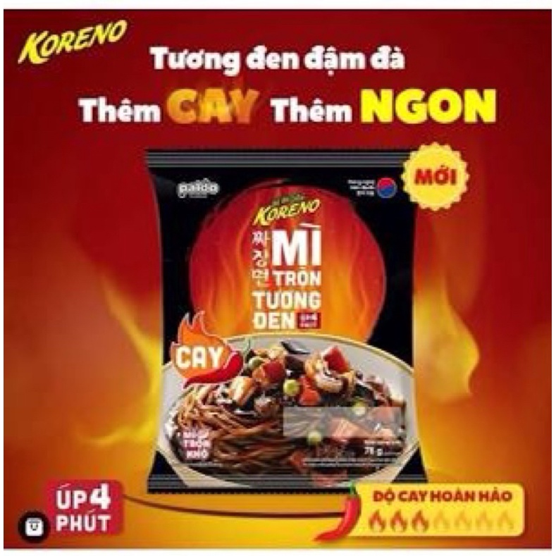 Combo 10 gói Mì trộn tương đen úp 4 phút date t4/2022 | BigBuy360 - bigbuy360.vn