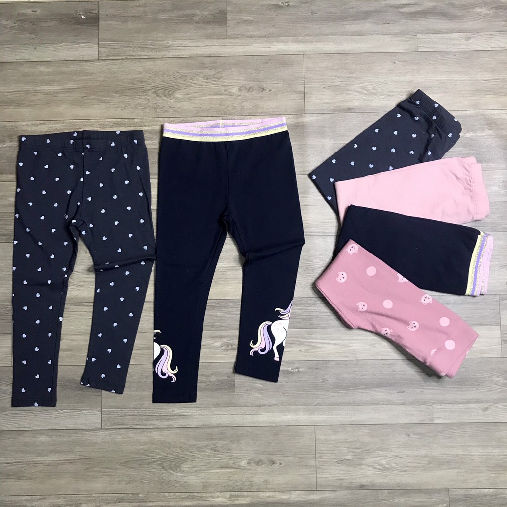 Quần Legging dài bé gái GEEJAY co giãn thoải mái họa tiết đáng yêu siêu dễ mix xuất dư XanhHouse