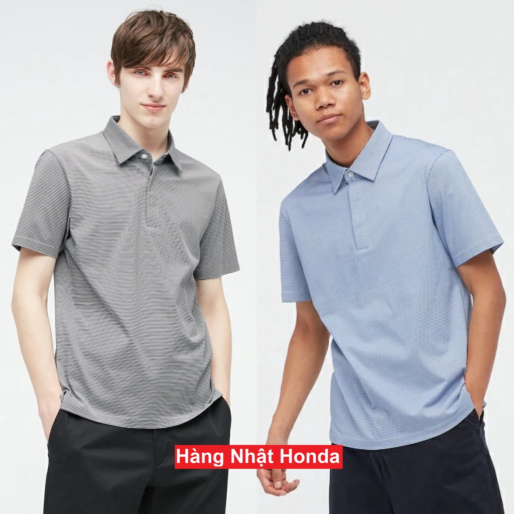 [Auth Uniqlo] Áo Polo Thun Lạnh Airism Tay Ngắn Nam