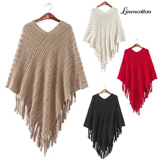 Áo Khoác Len Cánh Dơi Phối Tua Rua Thời Trang Dành Cho Nữ