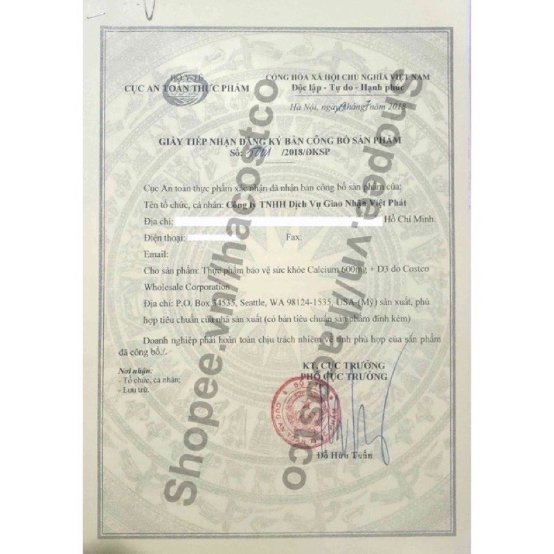 Viên Uống D3 Kirkland 50 cmg của Mỹ 600 viên