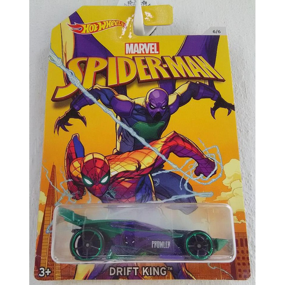 Xe mô hình Hot Wheels Spider-Man: Homecoming Drift King DWD20