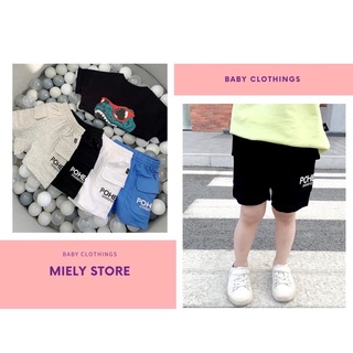 Quần short thun cho bé trai và bé gái từ 8kg đến 32kg co dãn 4 chiều miely store