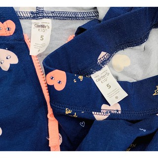 Set bộ áo khoác quần legging Carter's cho bé gái 2-14T SK145