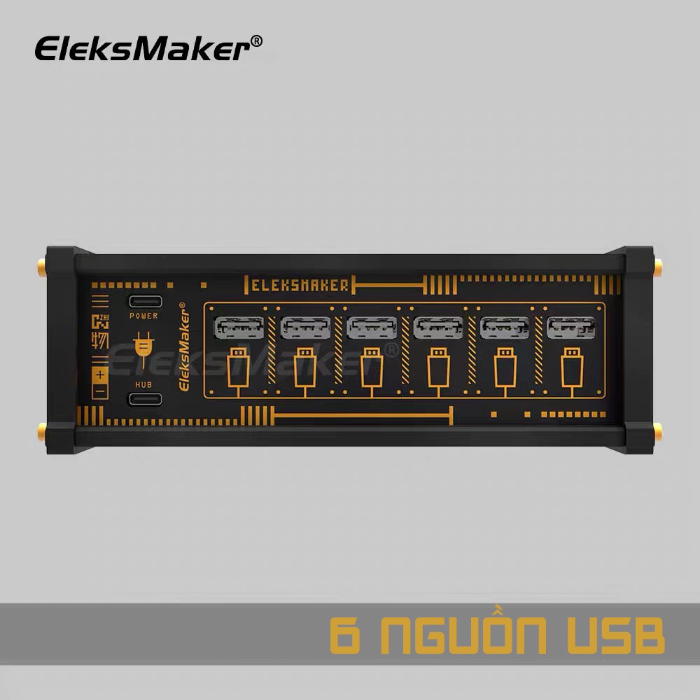 Công Tắc Tổng EleksMaker cấp nguồn cho 6 thiết bị -Bộ Chia Nguồn cổng hub usb mở rộng