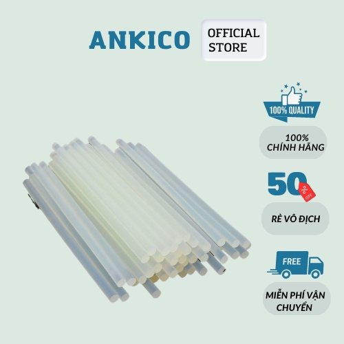 Que Keo Nến Silicon Dành Cho Súng Máy Bắn Keo 20w - 60w Size To - Nhỏ 7mm - 11mm ANKICO