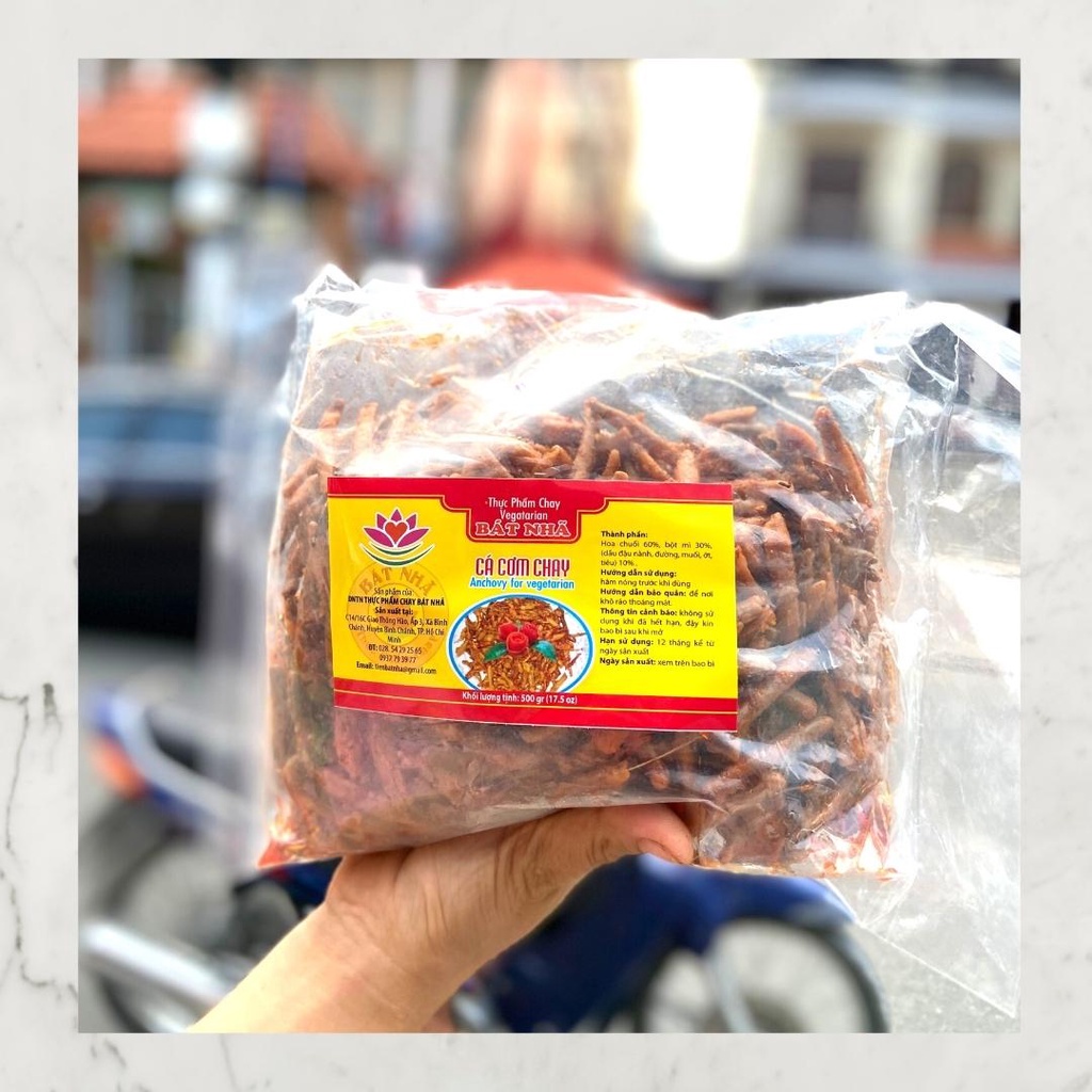 Cá cơm chay, thực phẩm chay Bát Nhã