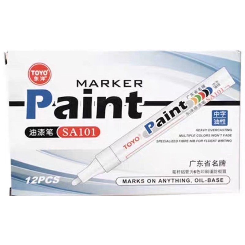 Bút sơn TOYO Paint Marker SA101 , bút sơn công nghiệp, bút vẽ lốp , bút vẽ giày
